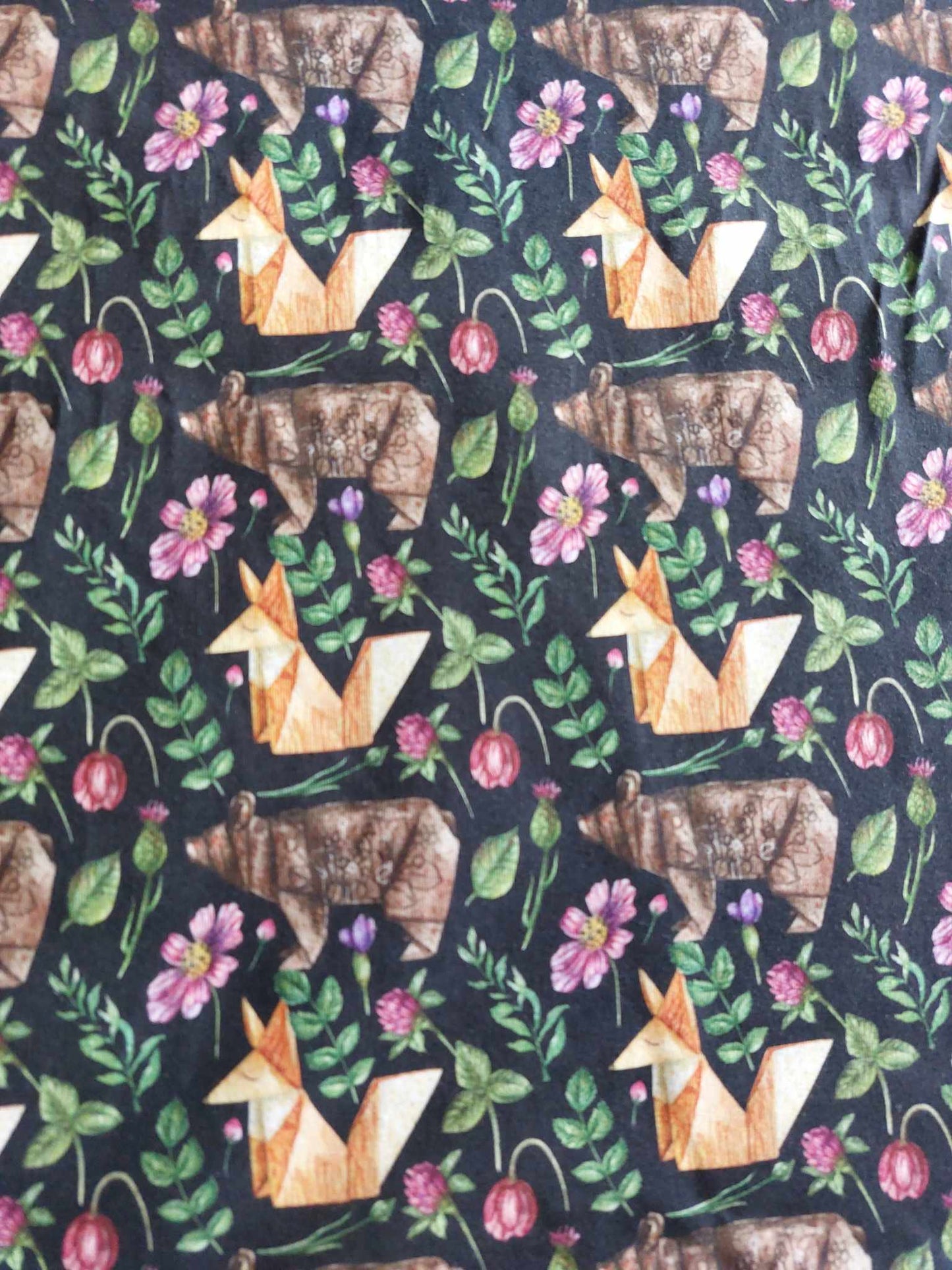 Geometric fox and bear CL