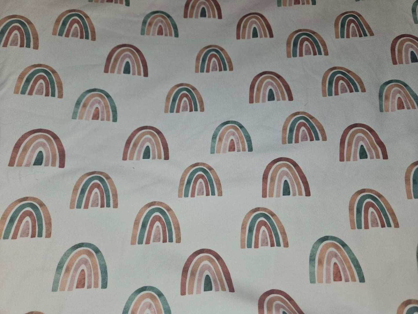 Boho rainbow Euro knit jersey