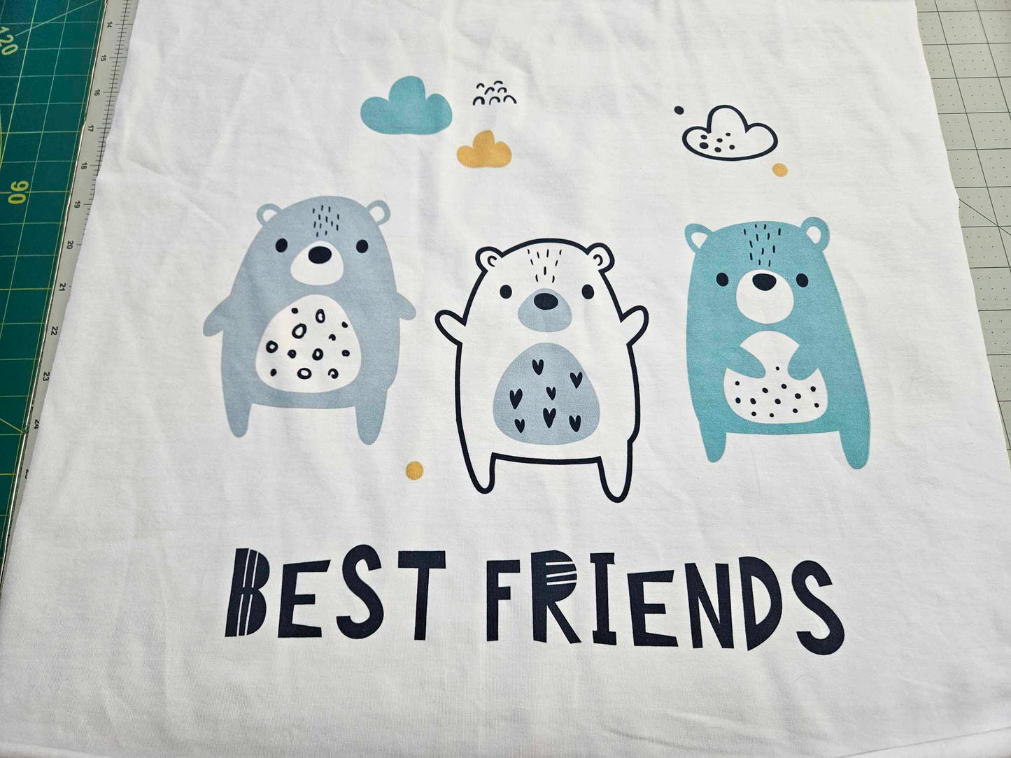 Best friends child panel 19x19" CL