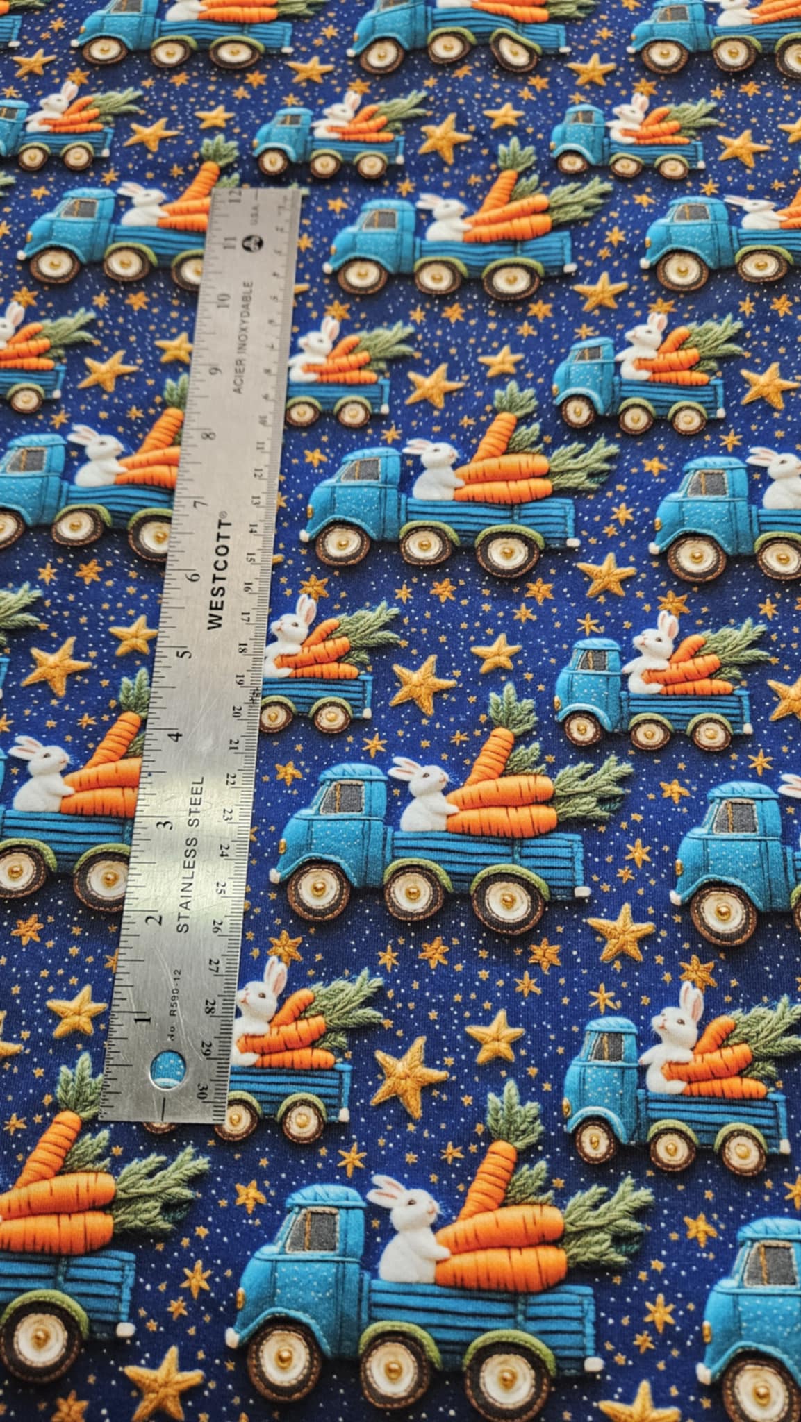 Bunnies blue truck CL