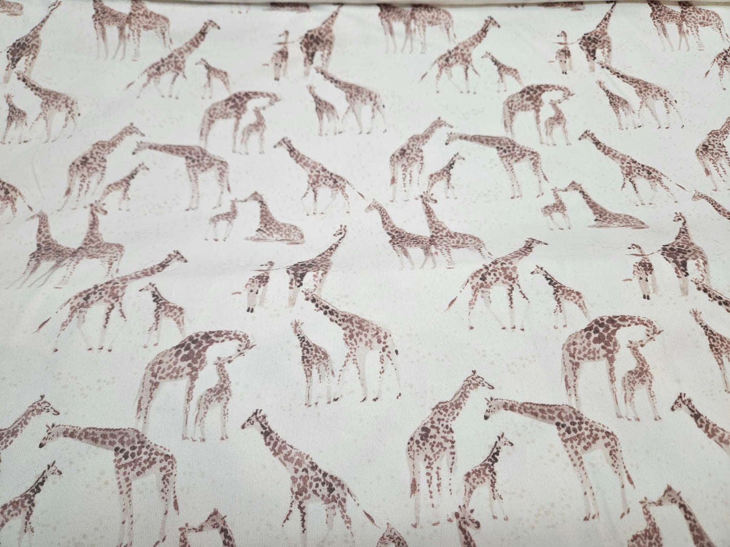 Giraffes Euro knit jersey