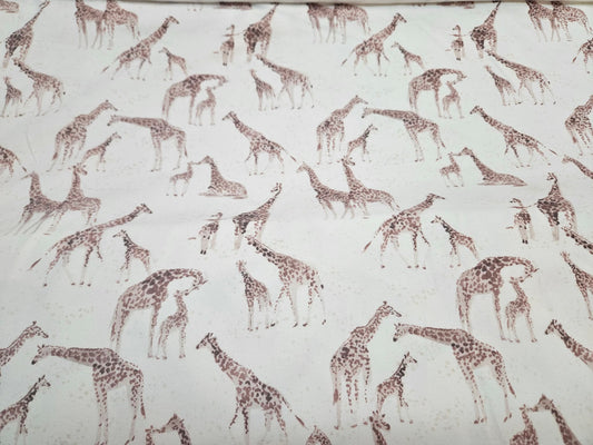 Giraffes Euro knit jersey