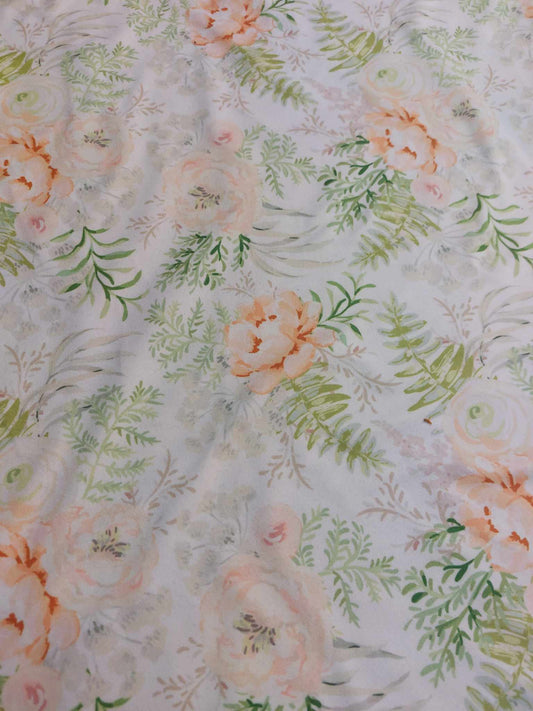 Fleurs sur fond blanc DBP