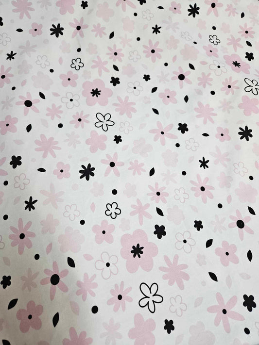 Fleurs blanches et roses CL