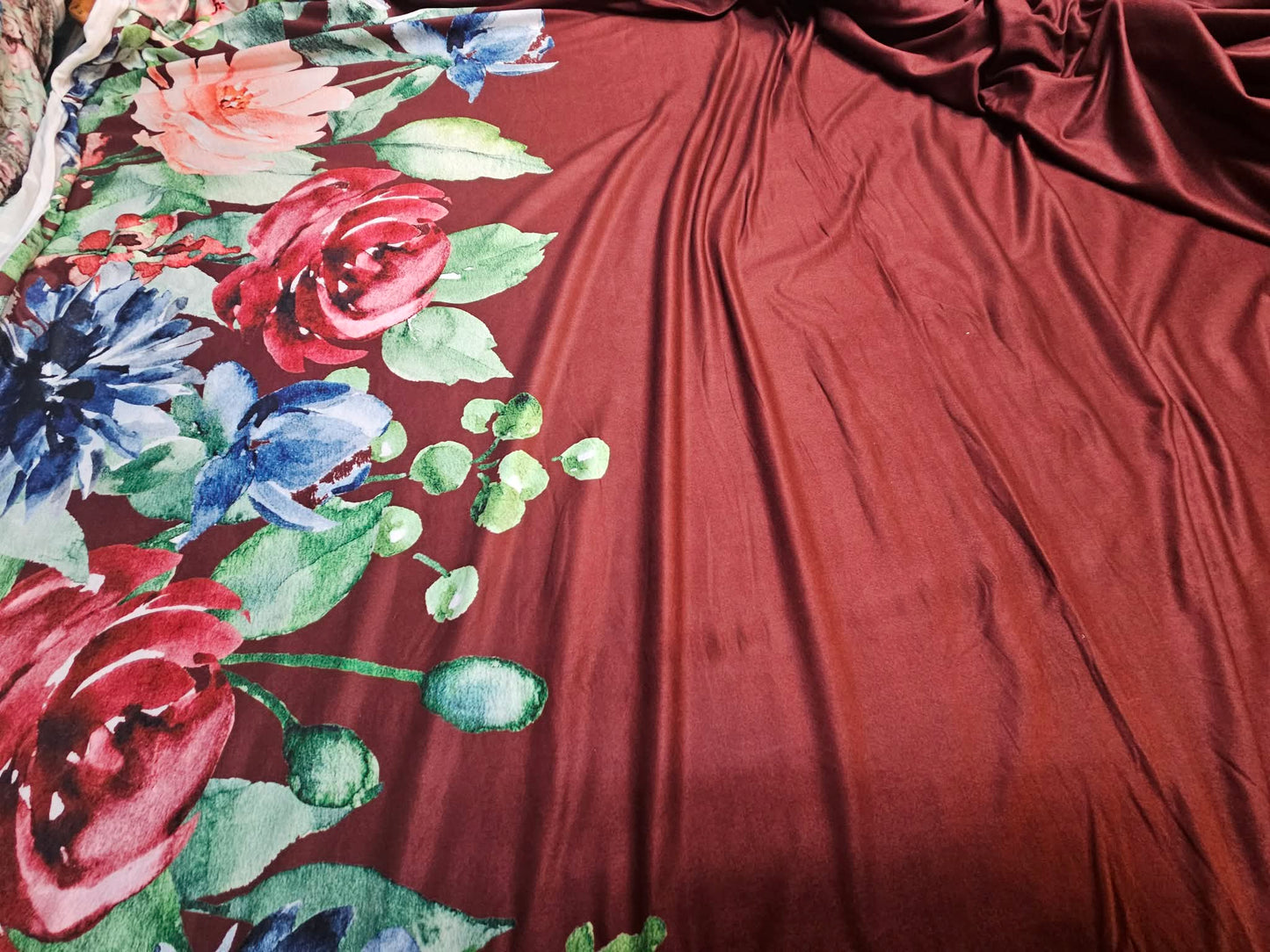 Fleurs impression en bordure  DBP