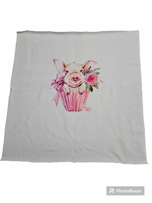 Pig child panel 19x19" CL