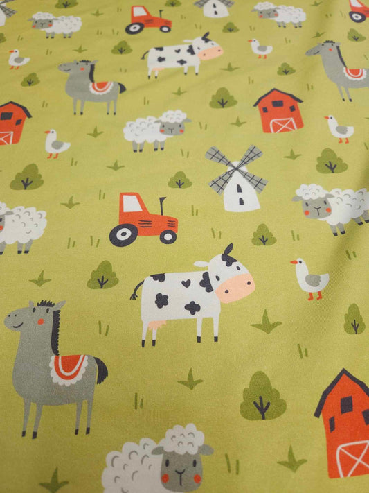 Farm animals on green CL